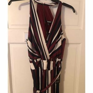 EXPRESS Striped jumpsuit